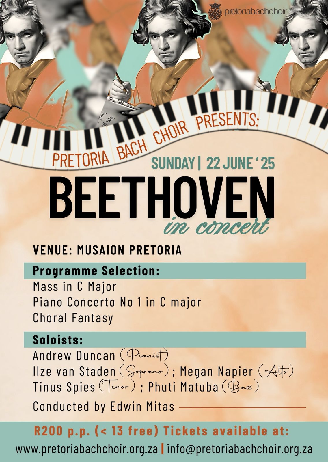 Beethoven in Concert Flyer